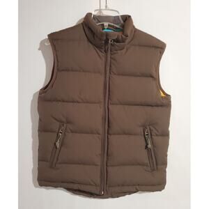 Unionbay Vintage Y2K Down Puffer Vest Size Unisex Big Kids L Womens XS/S Brown